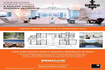 Book first ever Philippe Starck branded residence in India at Panchshil Yoopune in Hadapsar, Pune